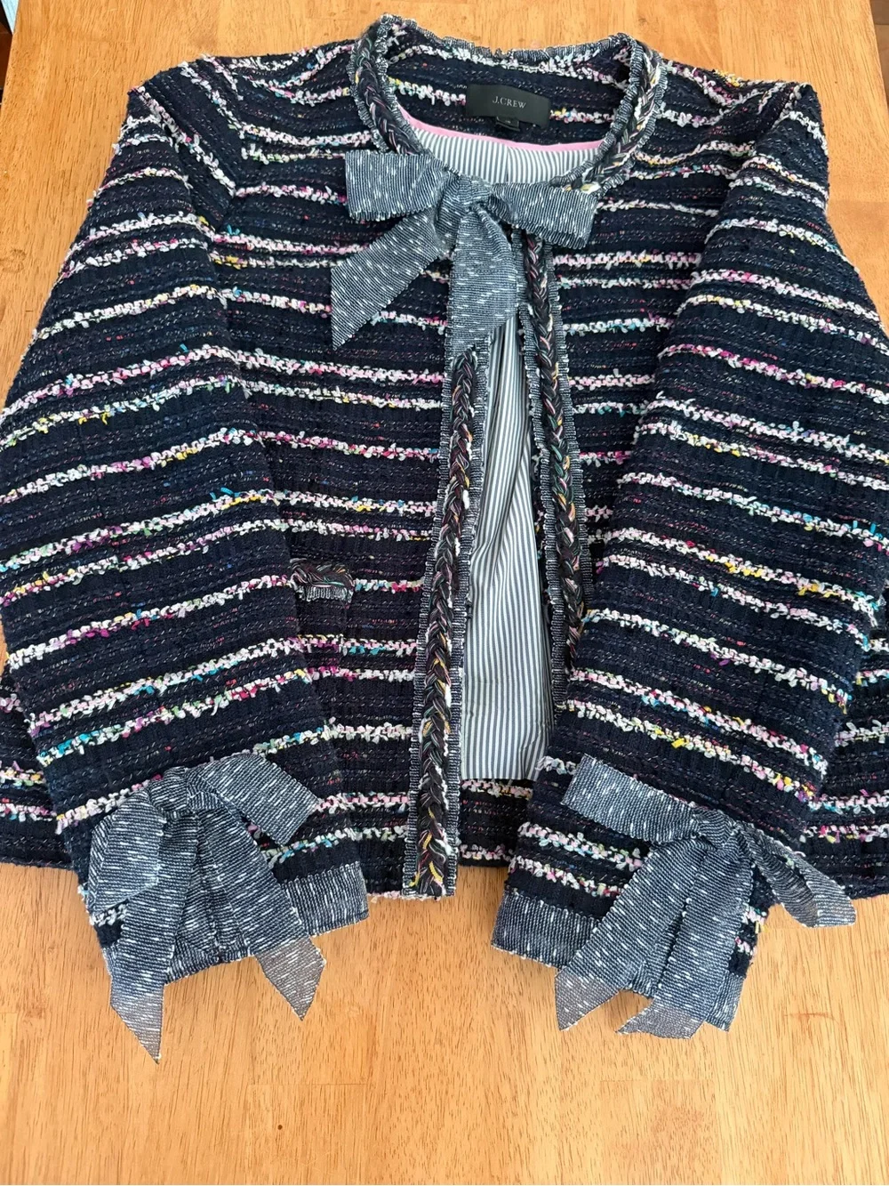 J. Crew cropped tweed